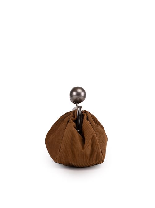 Pasticcino Bag Medium Destino in suede a costine Cammello WEEKEND MAX MARA | 2515511044600002